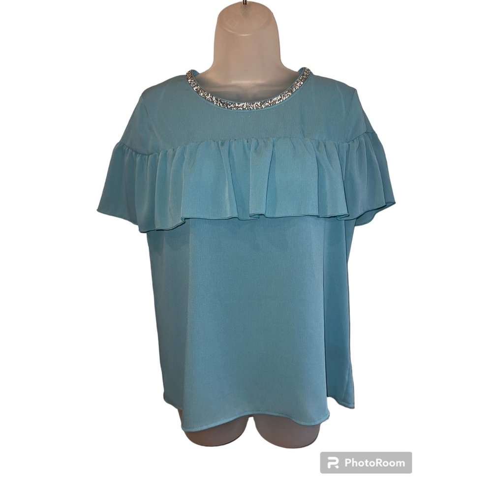 New Juicy Couture Ruffle Layer Top Size Small